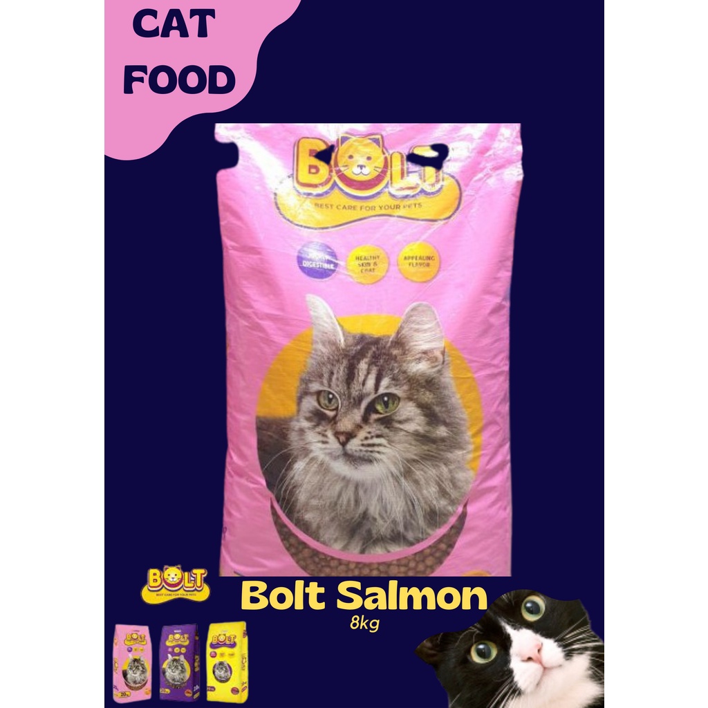 Bolt Salmon 8Kg Makanan Kucing Pet Food Pet Shop