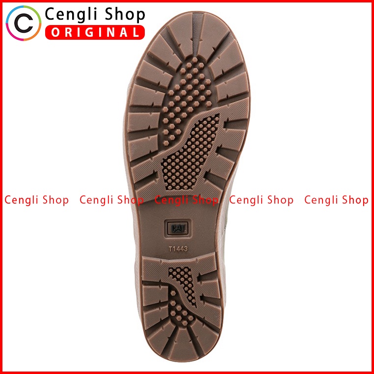 SEPATU CATERPILLAR CASUAL ORIGINAL SNEAKER KETS PRIA KULIT ASLI CAT-05