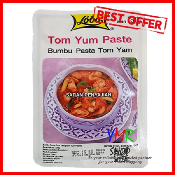 LOBO Bumbu Tom Yum Tomyum Tomyam Kari Green Red Curry Paste Ala Thailand Instant