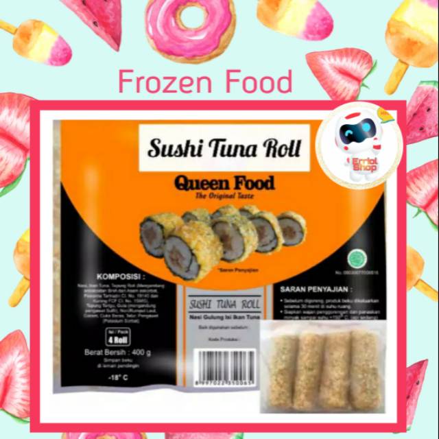 

QUEEN FOOD SUSHI TUNA ROLL 400gr