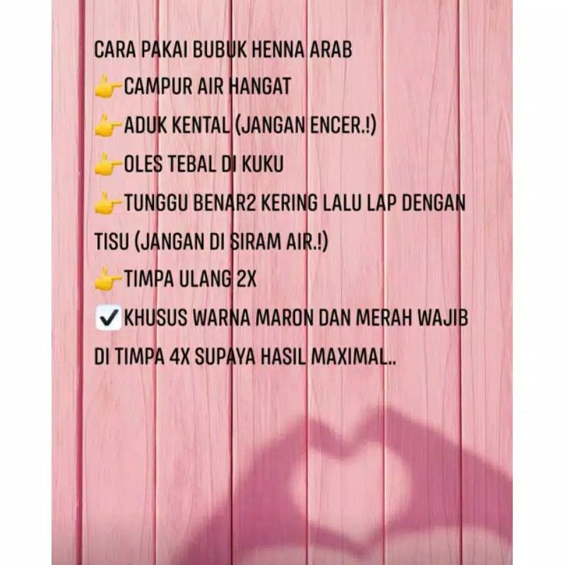 PACAR KUKU BUBUK ARAB / HENNA PACAR ARAB / KUTEK MUSLIMAH SAH UNTUK SOLAT