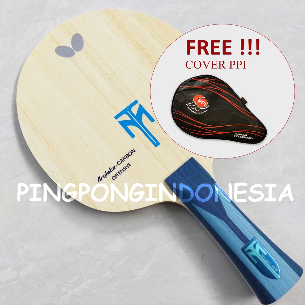Butterfly Timo Boll ALC - Kayu Pingpong Carbon Blade Tenis Meja Bet Bat