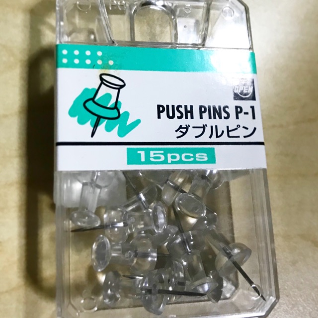 Push Pins transparant