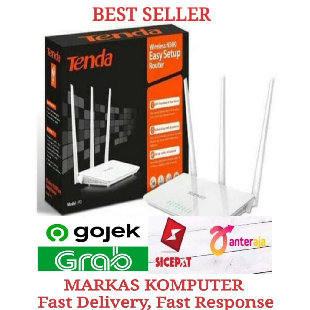 TENDA F3 300Mbps Network Wifi Router