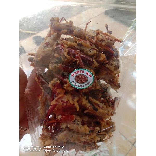 

Belalang crispy isi 1/4 kg(250 gram)