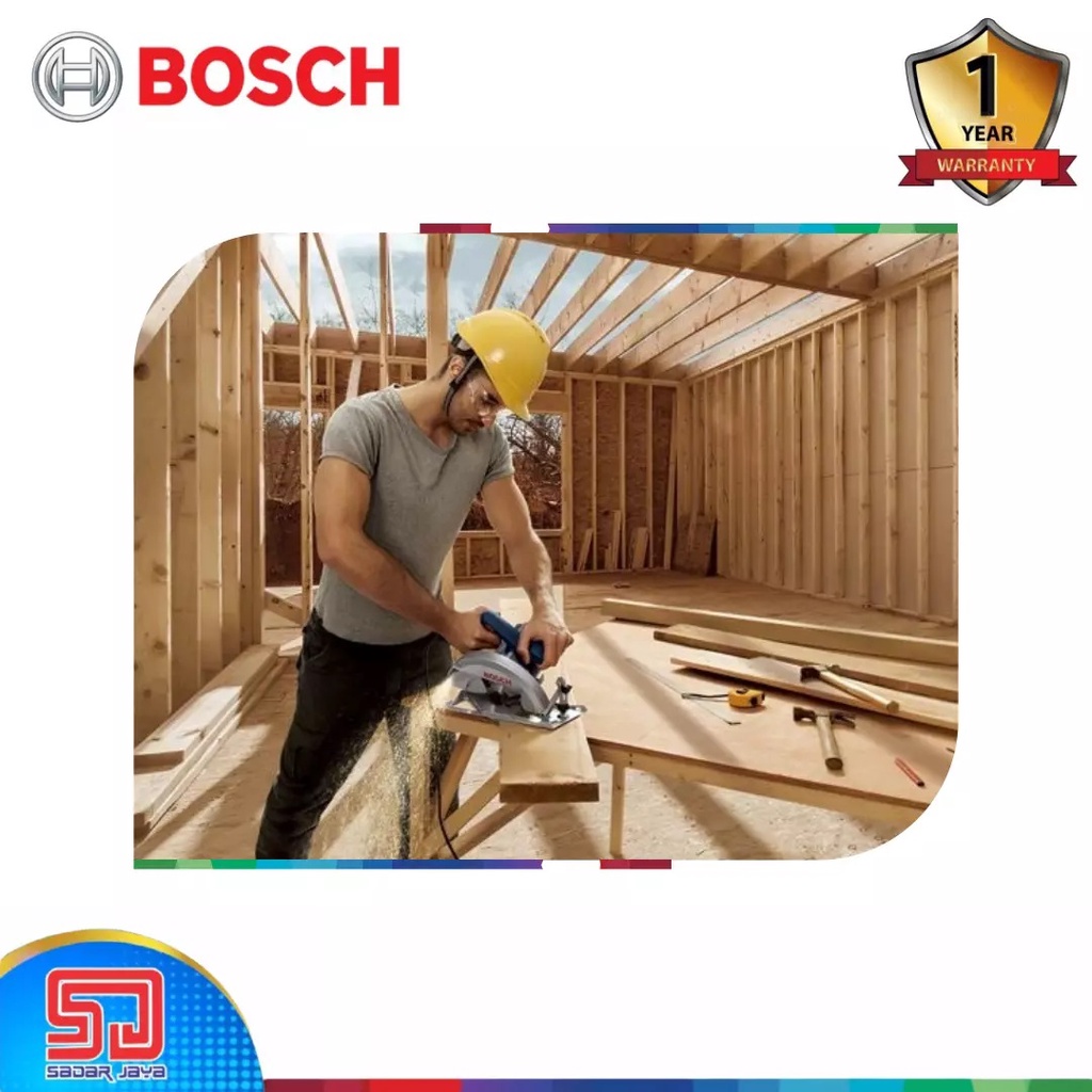 Bosch GKS 140 Mesin Gergaji Kayu Listrik Sirkel Circle Circular Saw