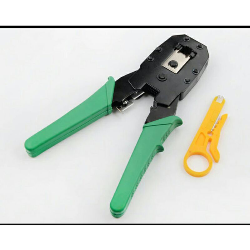 Tang Crimper Kabel LAN Plier Network Cable RJ45 RJ-11 tf-315 Green