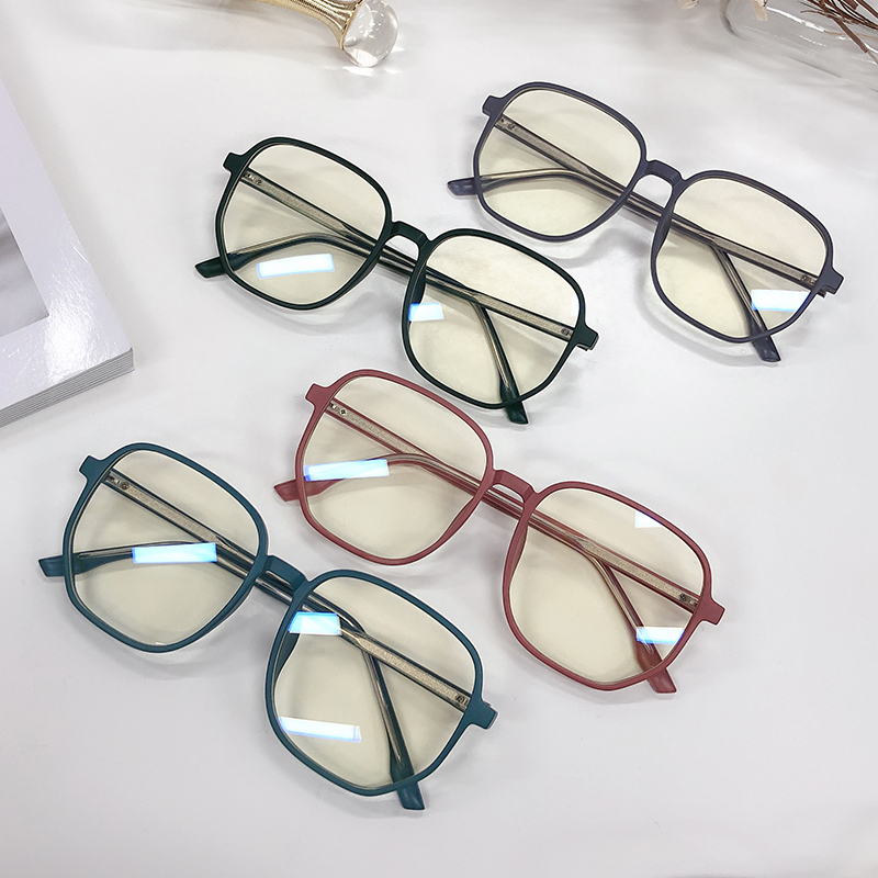 Kacamata TR90 Frame Material Gaya Anti Radiasi Komputer Fashion Eyeglasses Korean Wanita Pria