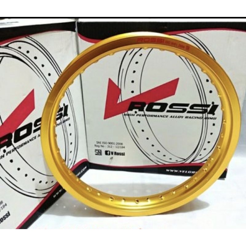 Rim velg V rossi WM hole 36 185,215,250,300,350 ring 17 dan 18