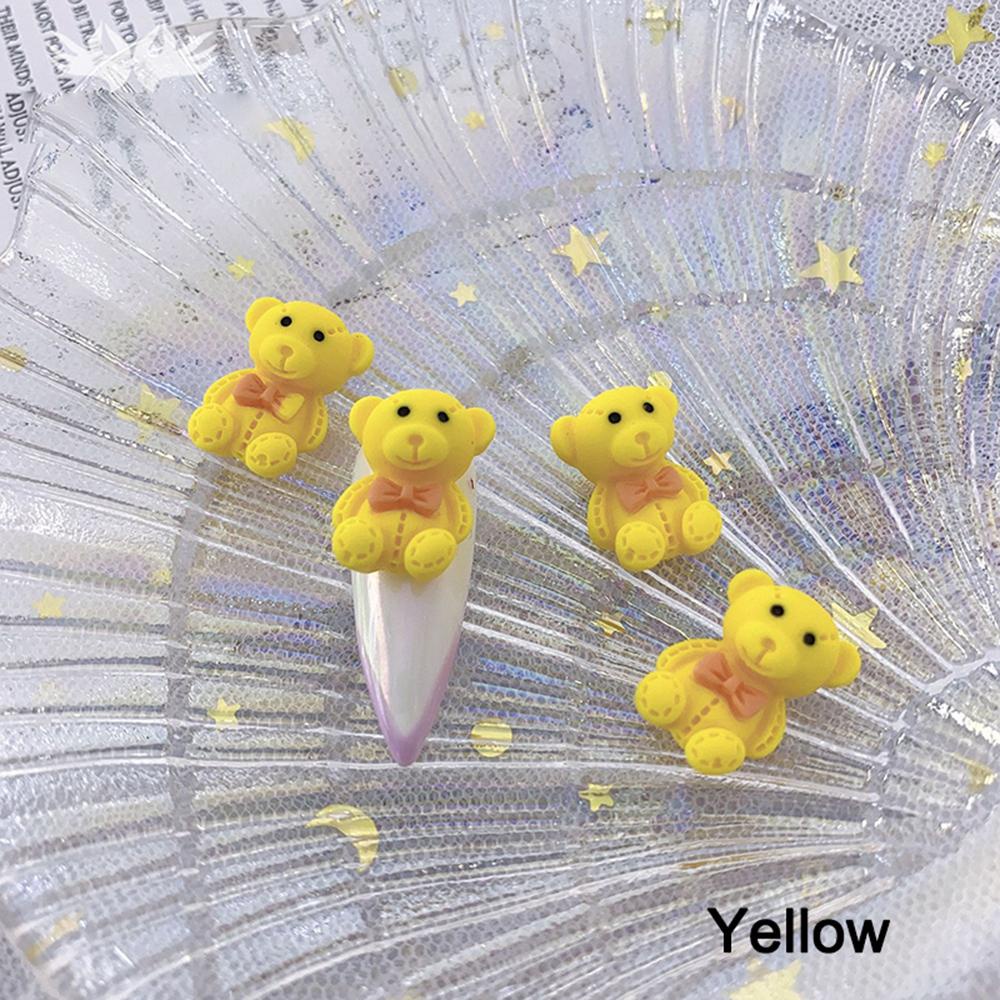 Agustina Dekorasi Nail Art 3D 13 * 18MM OrnamentscJapanese Style Resin Bear Manicure Designs