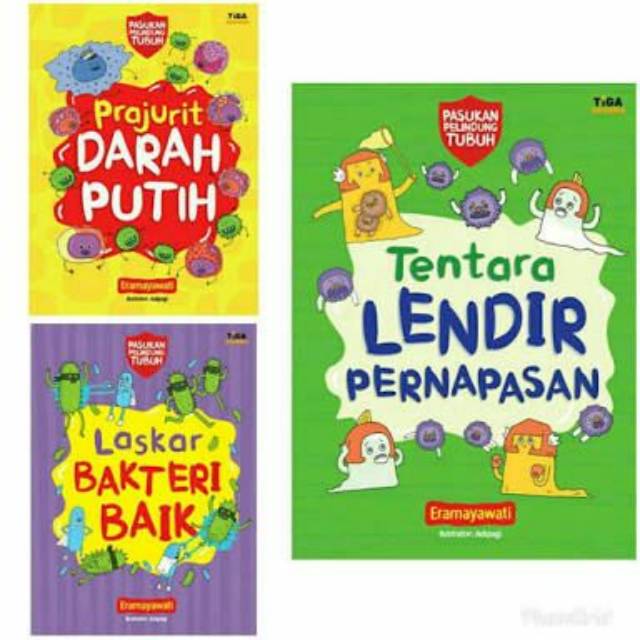 Seri Pasukan Pelindung Tubuh Bakteri  Baik Darah Putih 