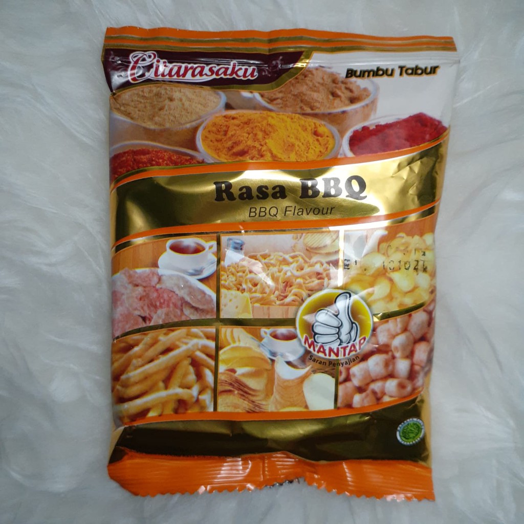 

Bumbu Tabur Rasa BBQ Flavour Merk CITARASAKU Sidoarjo, Mantab Seasoning Flavour Kemasan 100gr