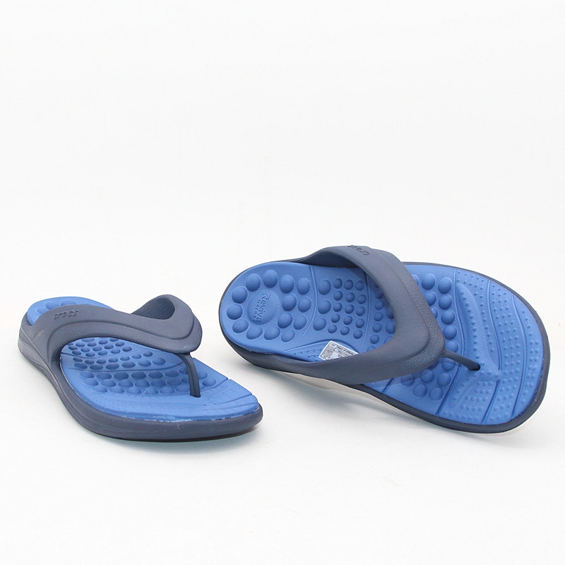 Crocs /  Sendal Jepit Pria Dan Wanita Sendal / Crocs Reviva Flip Rubber Original / Anti Air205545