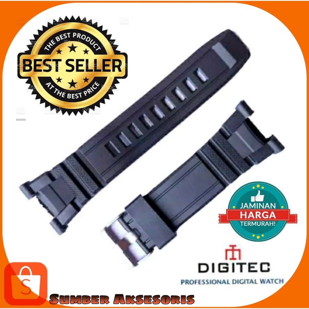 Tali Strap Jam tangan DIGITEC DG 3007 3003 DIGITEC 3007T 3022T DG 3008 Rubber Super