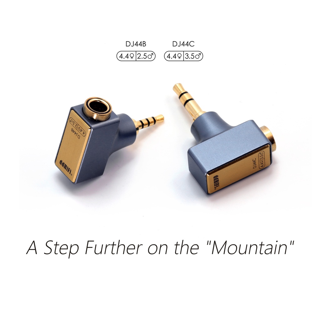 Dd ddHiFi All New DJ44B/DJ44C Mark II, 4.4mm Female to 2.5mm/3.5mm Male Adapter Headphone Untuk DAP/DAC/Amplifier Anda