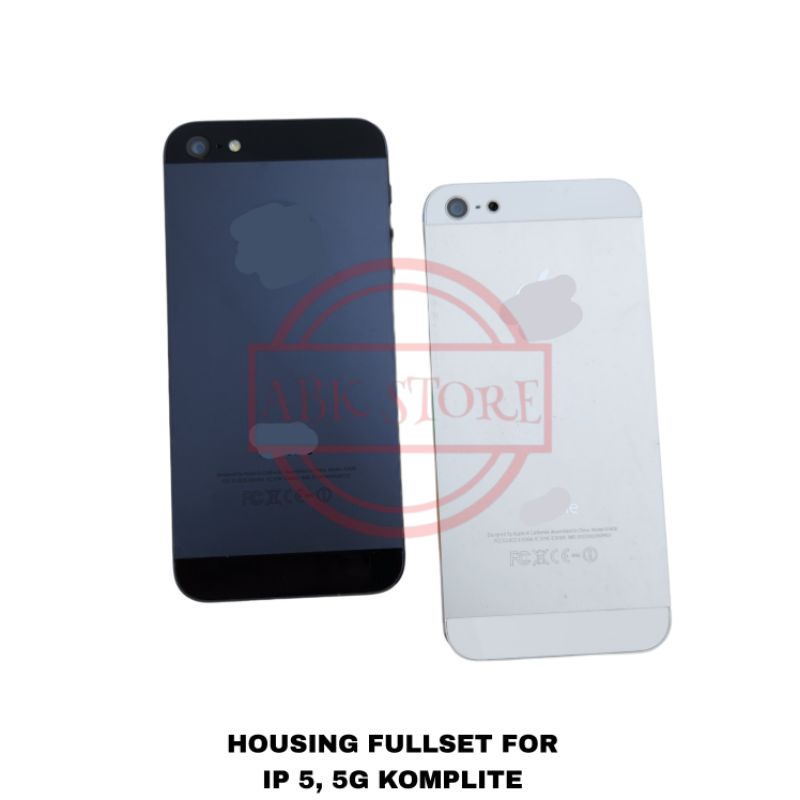 BACK CASING - KESING HOUSING FULLSET FOR IP 5 / 5G KOMPLITE