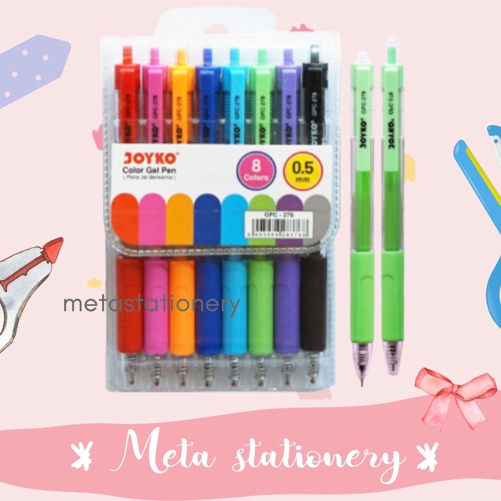 

Pulpen Gel Warna Joyko GPC-278