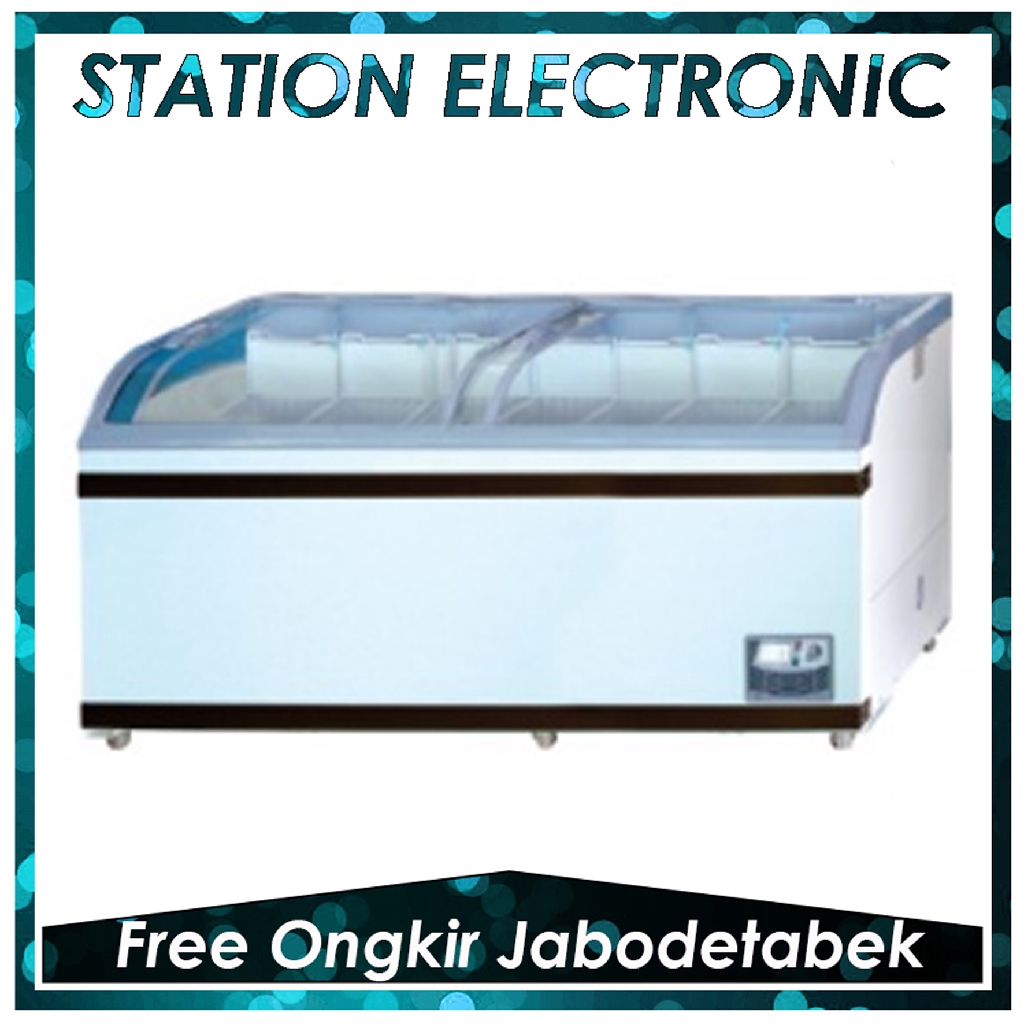 GEA SD-700BY / SD 700BY Sliding Curve Glass Freezer 700 L