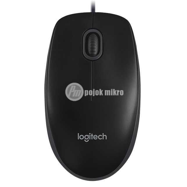Logitech Wired Mouse - B100 Mouse Laptop Komputer