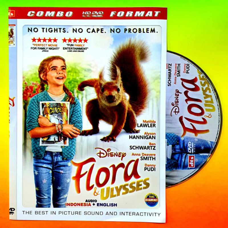 Jual KASET VIDEO FILM DISNEP FLORA & ULYSSES - FILM DISNEP TERBARU