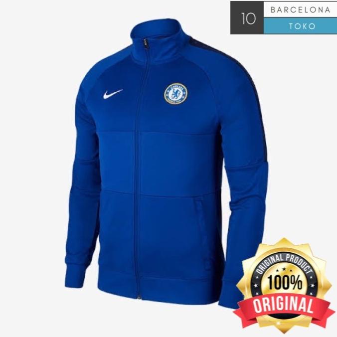 Jaket Chelsea Anthem Blue Grade Ori 2021
