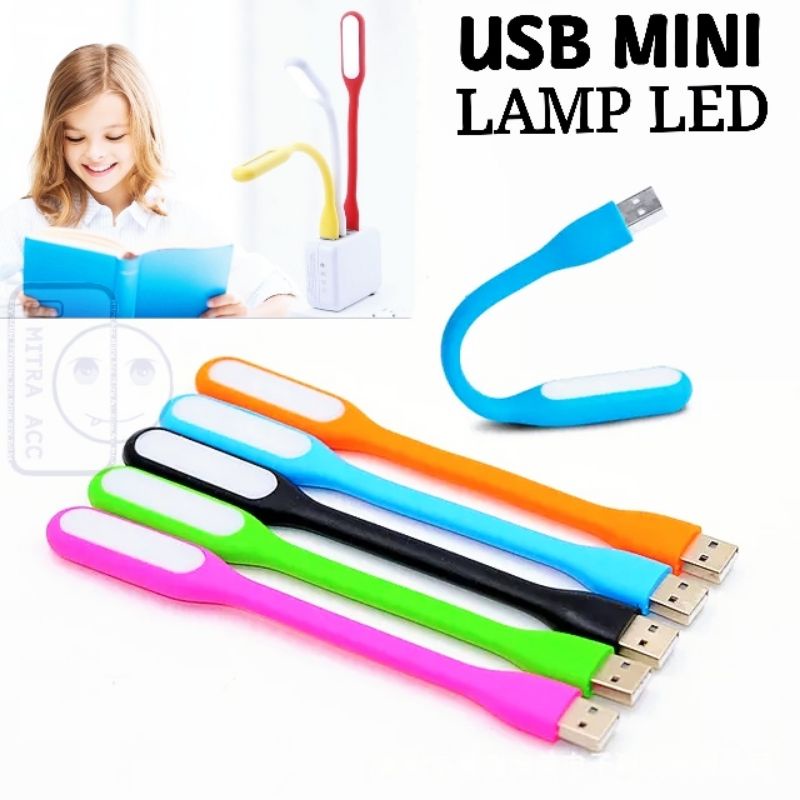 USB LED Mini Light Portable Lampu Baca Flexible/Lampu LED PC/Komputer