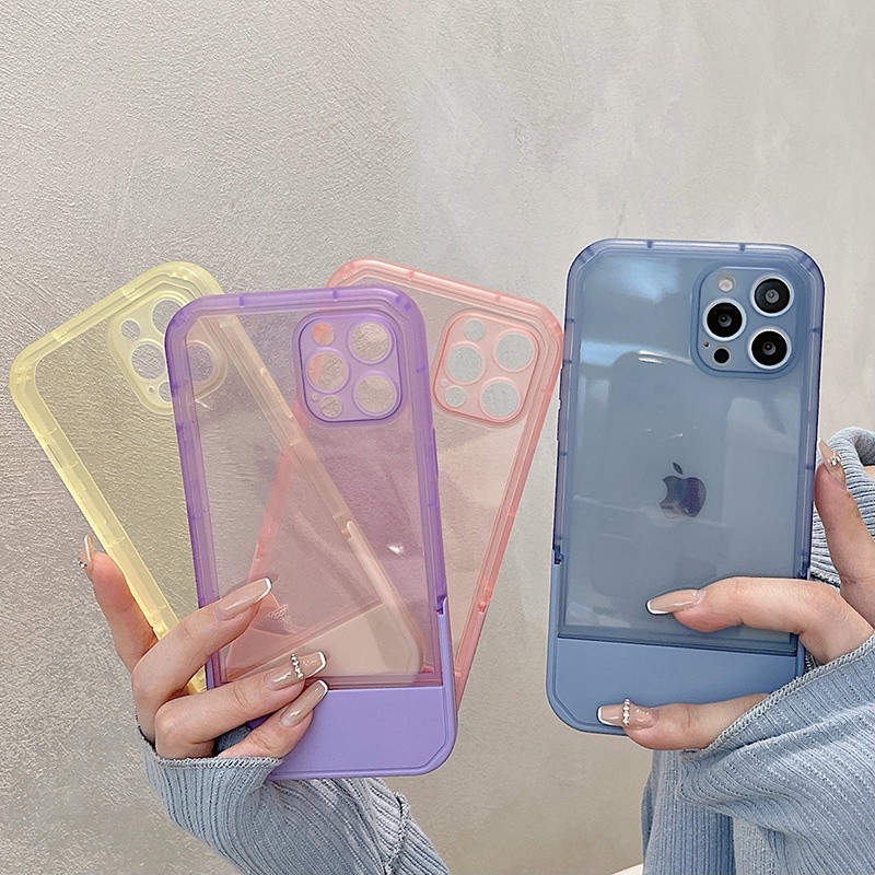 Case TPU Transparan Untuk iPhone 13 13pro 13prm 11 7Plus 8Plus Xr xs 13 12pro xs max