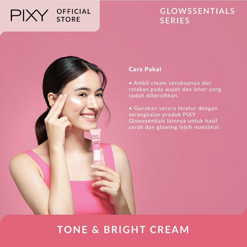 PIXY GLOWSSENTIAL  TONE &amp; BRIGHT CREAM ~ ORIGINAL 100%