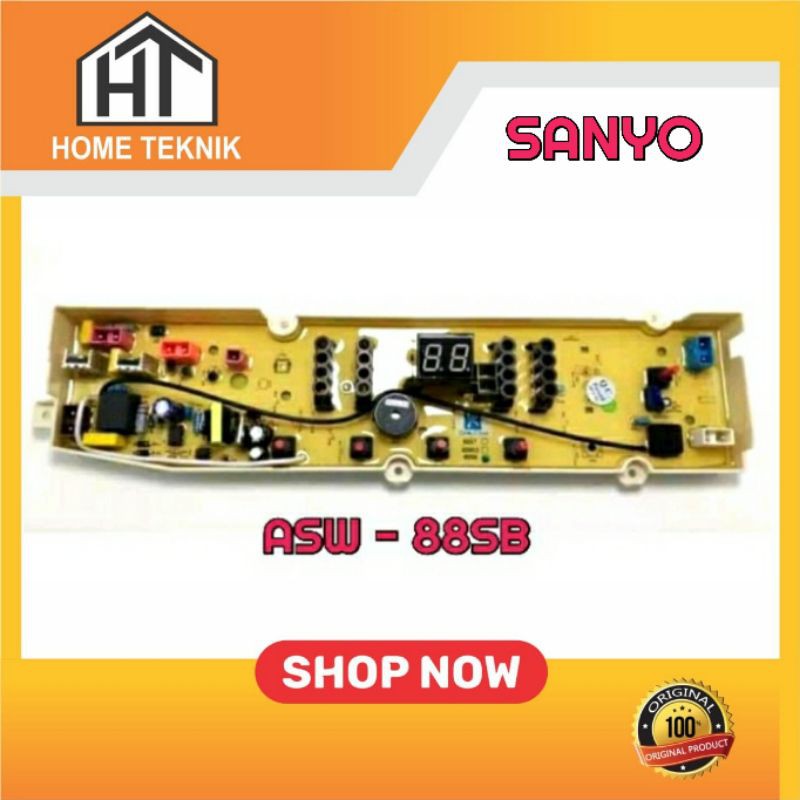 Modul pcb mesin cuci sanyo / aqua ASW 88SB