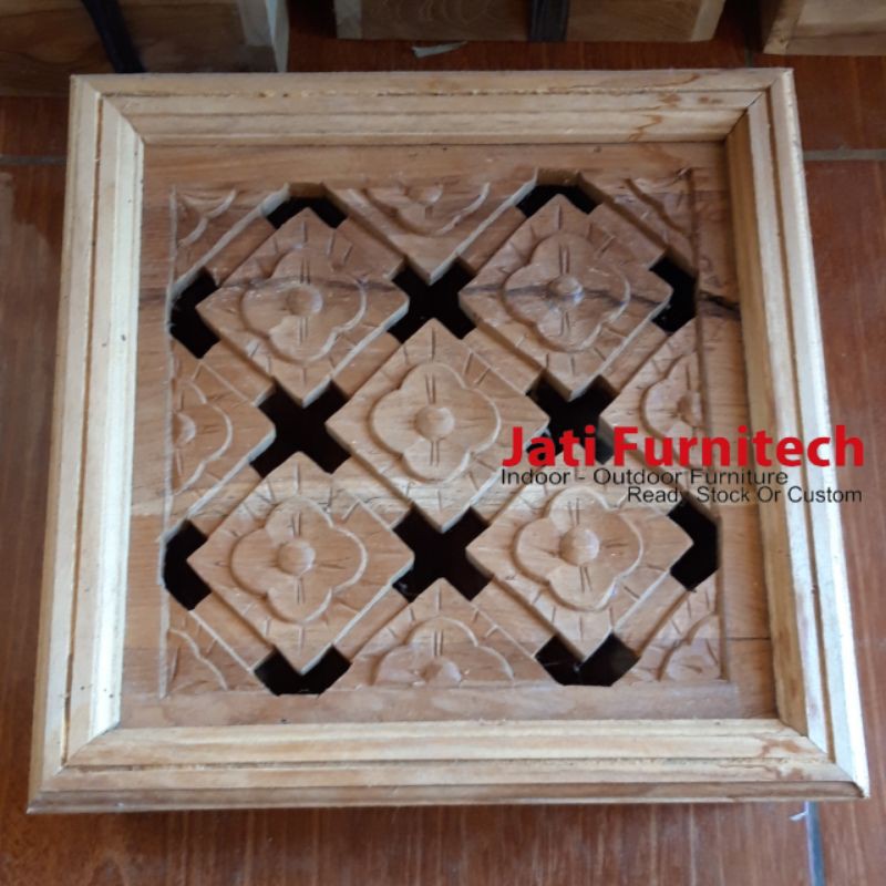 Loster Kayu Jati // Fentilasi Rumah // Uk 30x30 // JATIFURNITECH