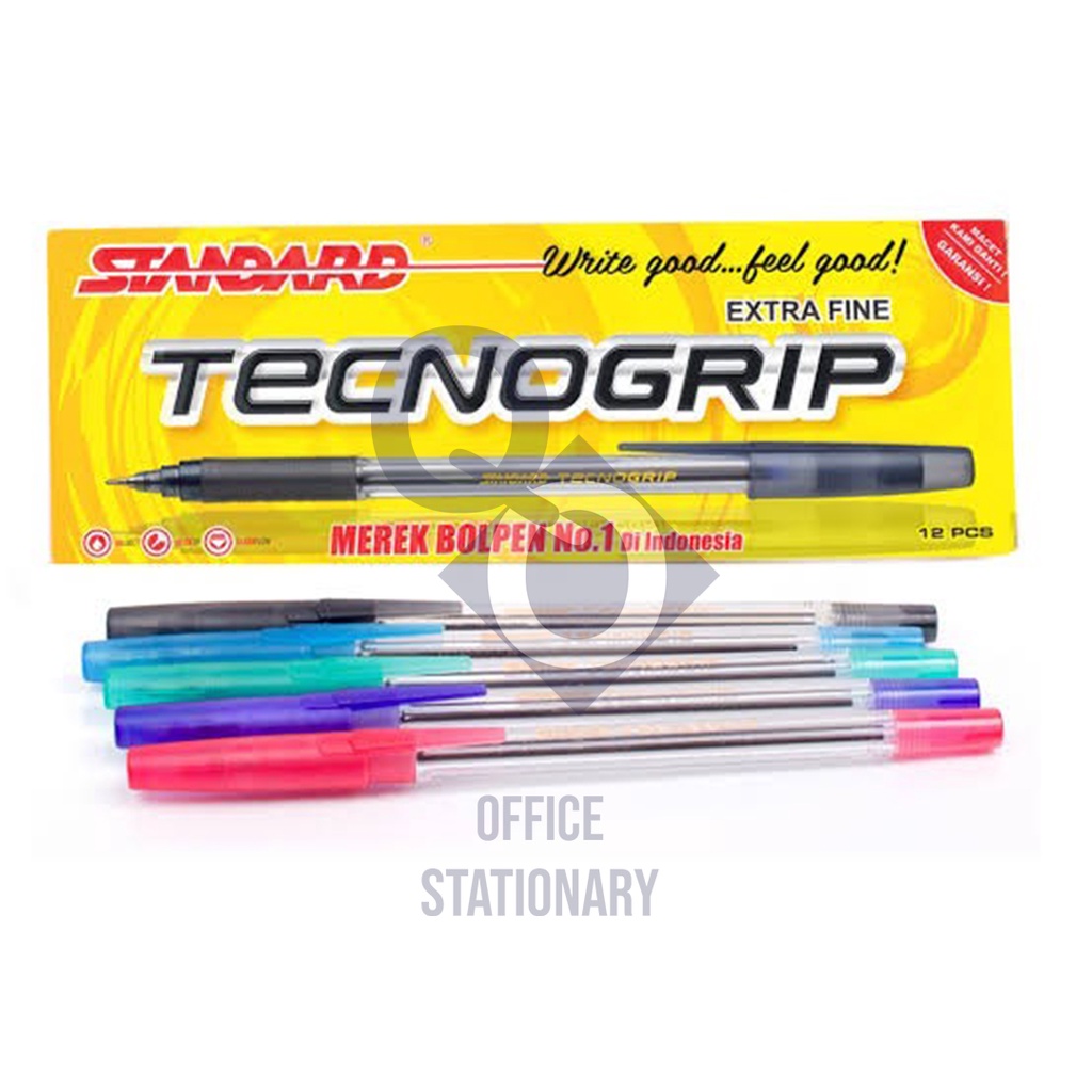 Bolpen / Ballpoint/ Pulpen / Pen Standard Tecnogrip lusinan