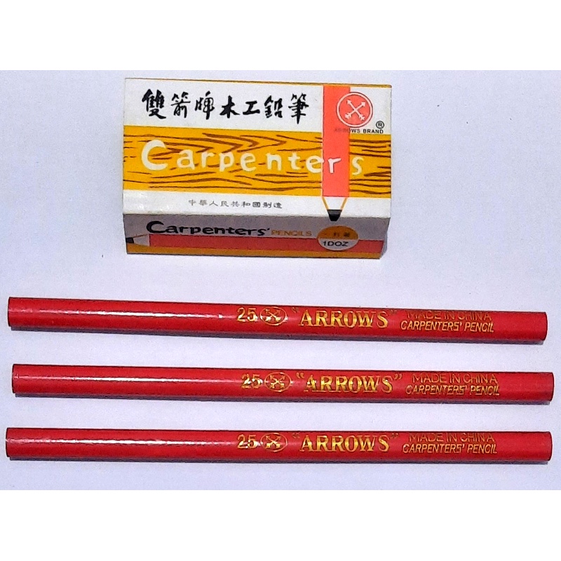 1 pcs Grosir Pensil Tukang Kayu Bangunan CARPENTER PENCIL