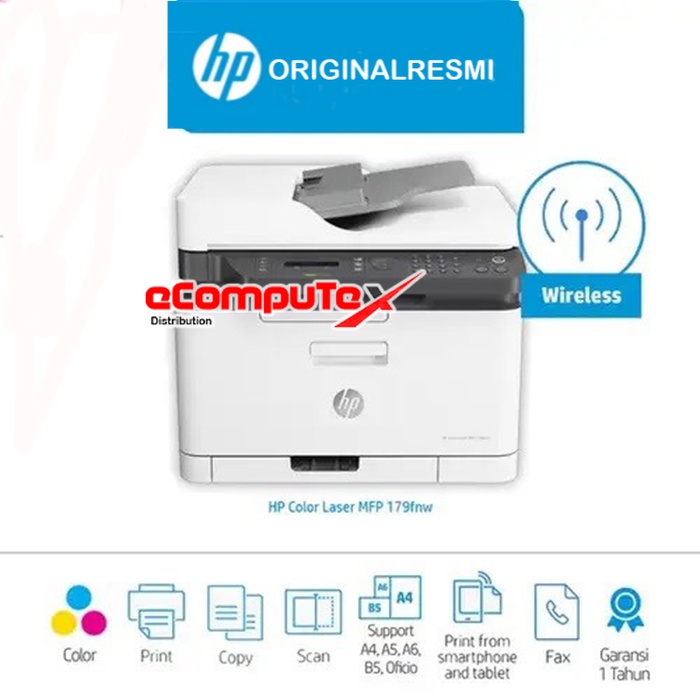 PRINTER HP LASERJET COLOR M179FNW / HP M 179F NW GARANSI RESMI