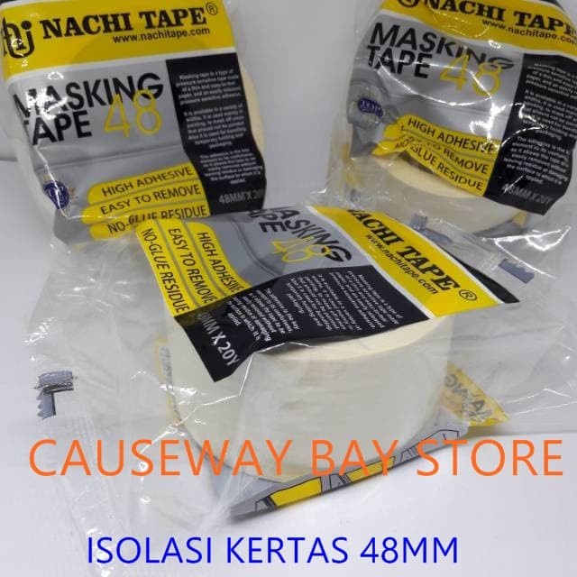 

ISOLASI KERTAS 48MM PANJANG 20Y NACHI