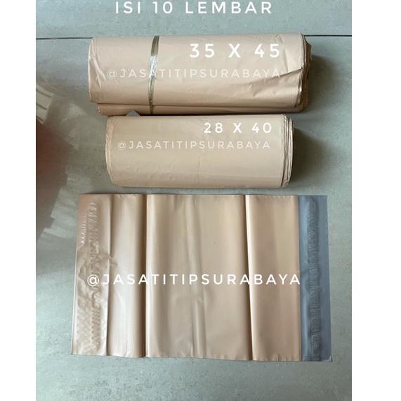 

ぺ [READY STOCK] 35x45 28x40 25x35 Polymailer Nude / Cokelat Polybag Kantong Amplop Plastik Packing //WB8GB Terupdate