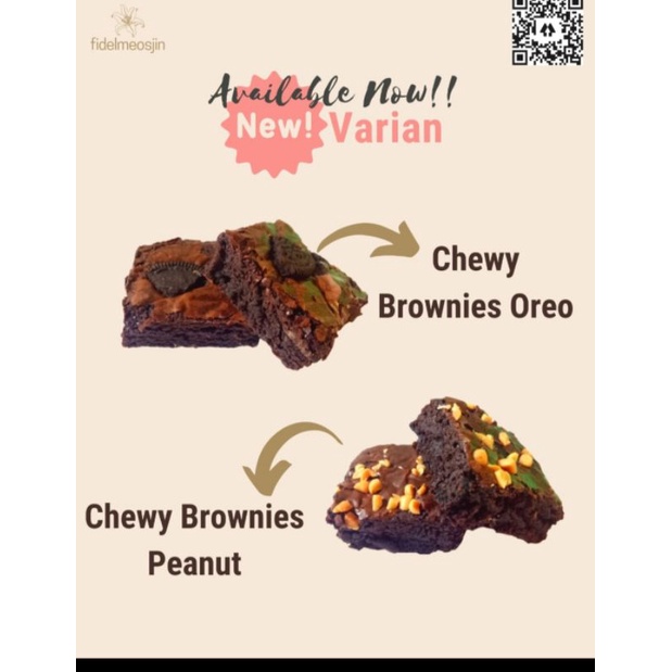 

Brownies chewy | Brownies Panggang | Brownies Almond | Brownies cheese | Brownies