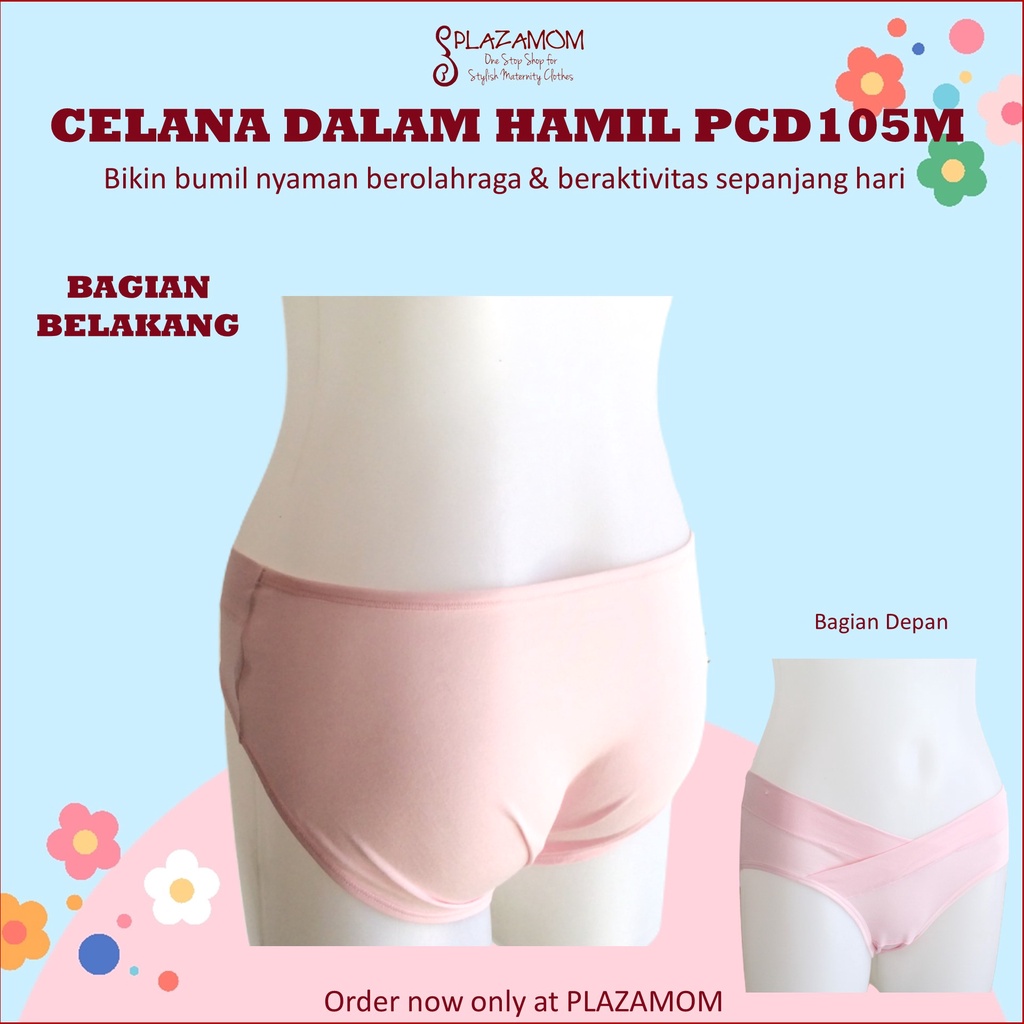 CELANA DALAM HAMIL / CD BUMIL MODEL BAWAH PUSAR BAHAN KATUN MELAR JUMBO AMAN BUAT LAHIRAN SC &amp; NYAMAN DIPAKAI NON HAMIL PCD105M