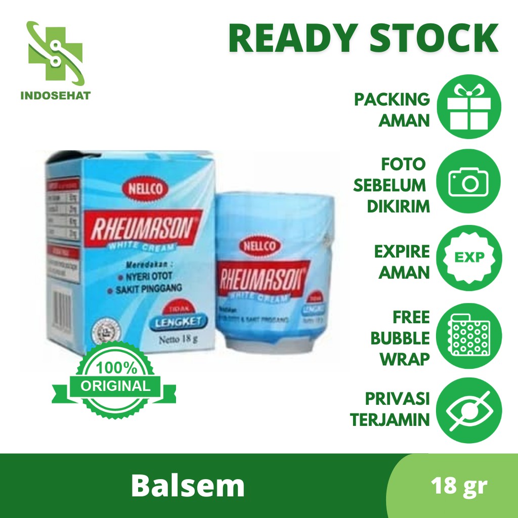 Rheumason Nellco White Cream 18 gr