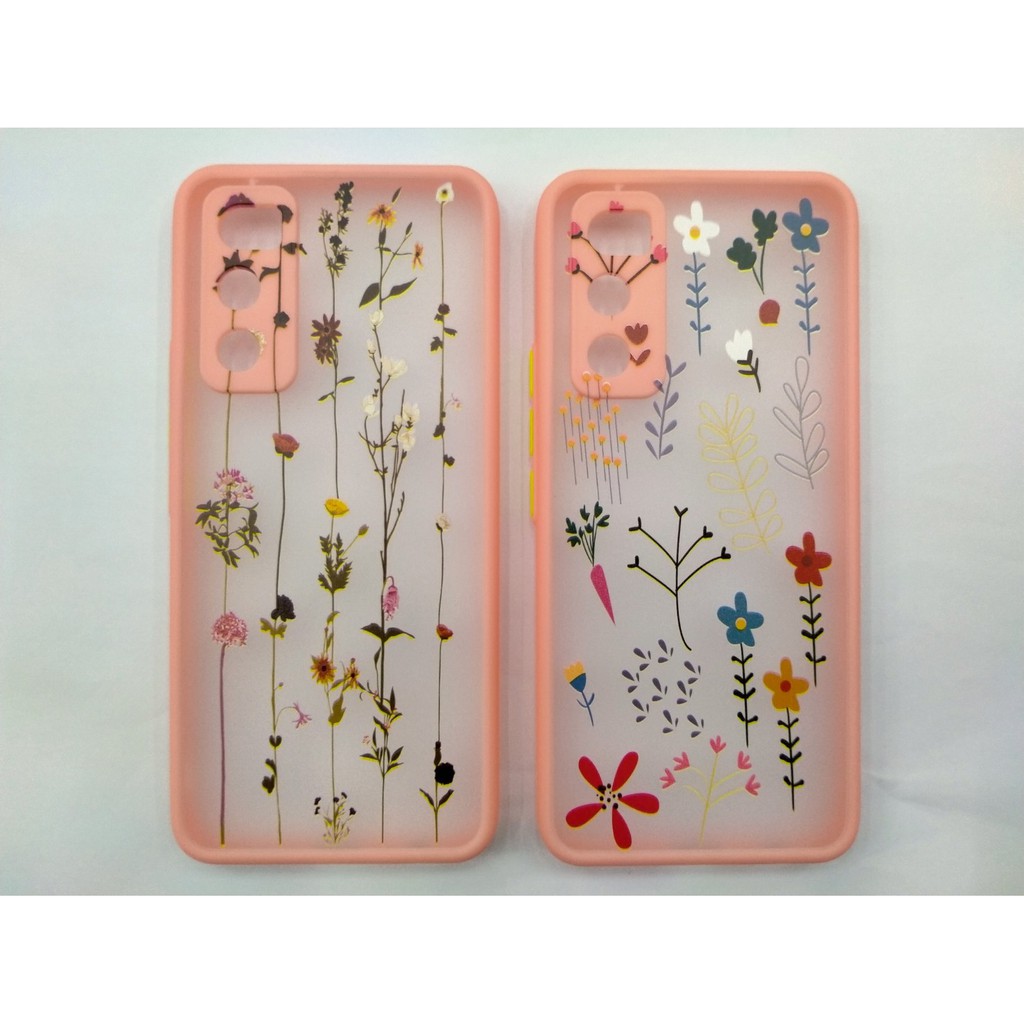 Protector Lens Casing VIVO V20SE Summer Flowers Hybrid Gambar Pelindung Lensa  | KPOP Korea