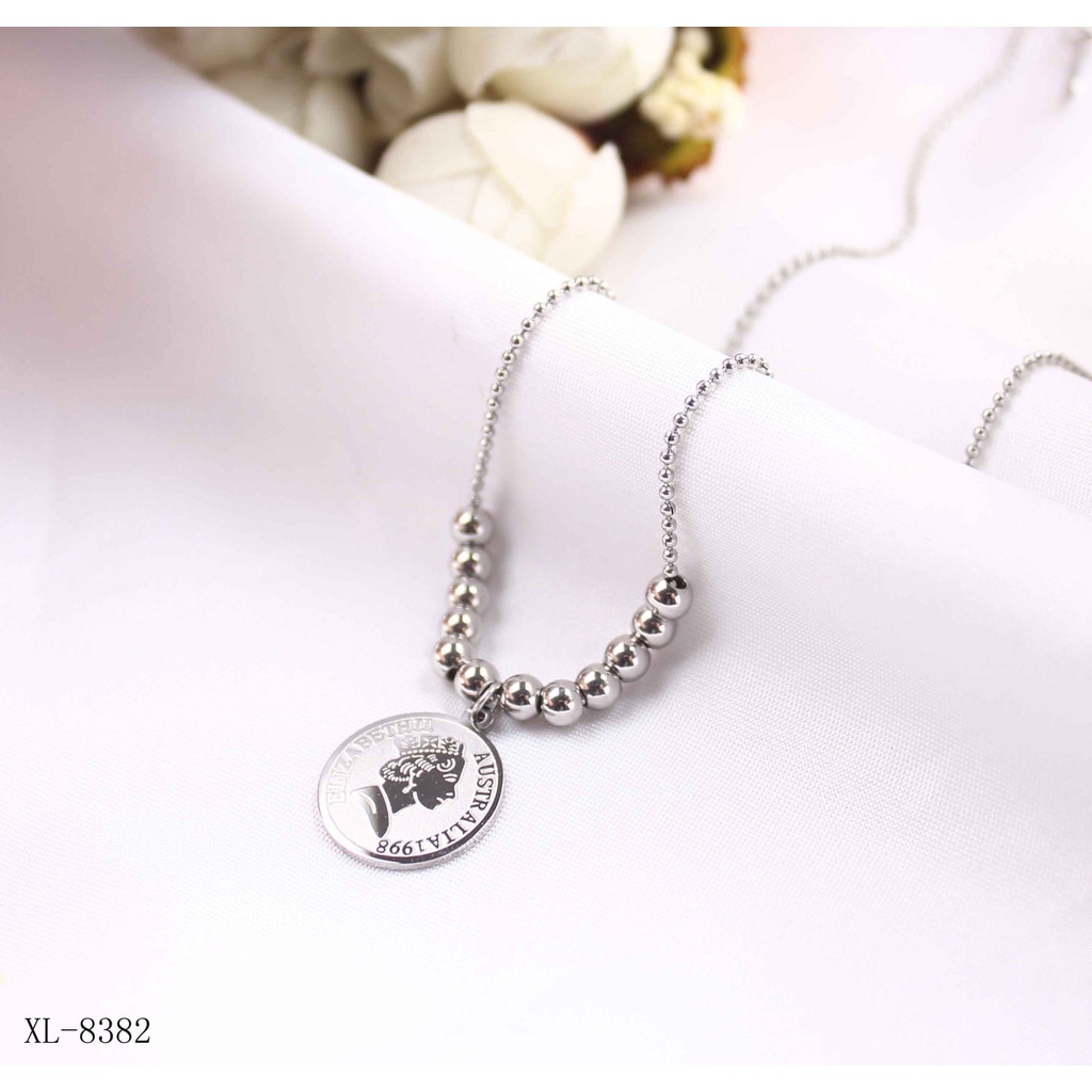 Kalung titanium perhiasan fashion 8317,8382