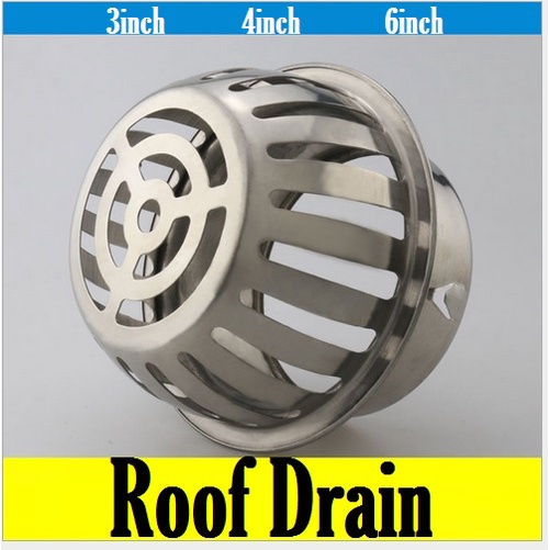 Roof Drain 3 inch Stainless - saringan talang air pembuangan air atap lantai outdoor tebal