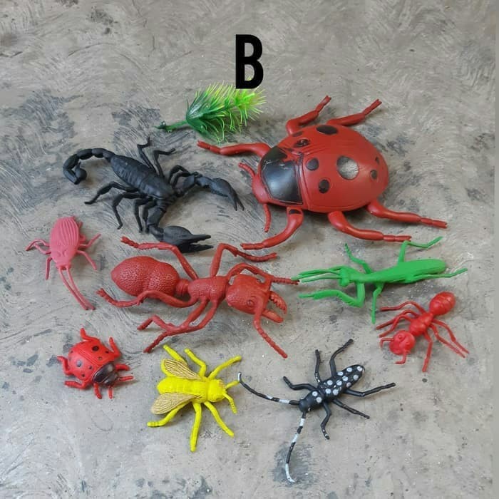 Promo Mainan Insect World Serangga Binatang Karet Terlaris