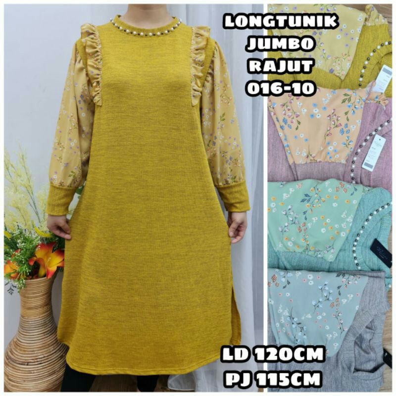 LONG TUNIK RAJUT JUMBO