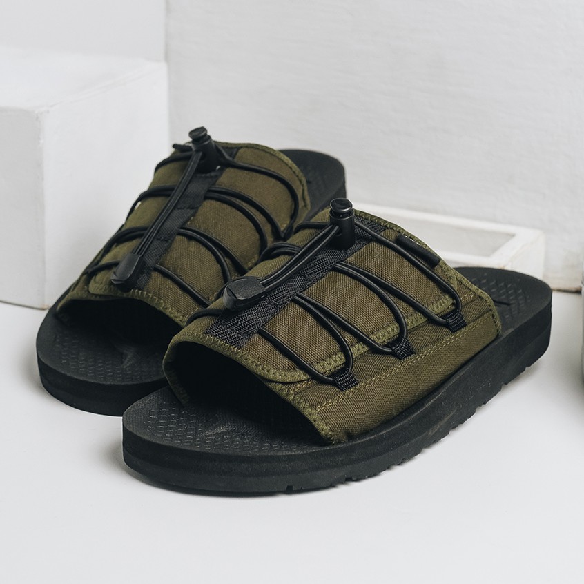 Oliver Army | Sendal Gunung Hitam Original Sandal Santai Kasual Pria Laki Footwear | FORIND x Tragen