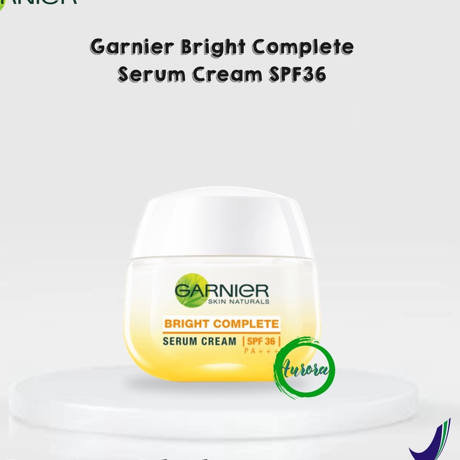Garnier Light Complete White Speed Yuzu Whitening Serum Cream SPF36 - 50ml | Garnier Bright Complete