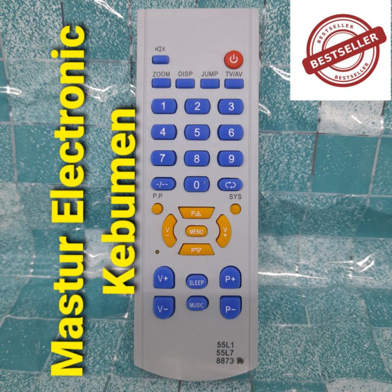REMOTE REMOT TV CINA RAKITAN 55L1 MULTI UNIVERSAL