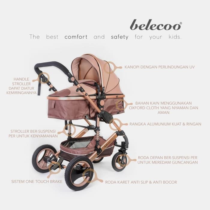 harga stroller belecoo gold