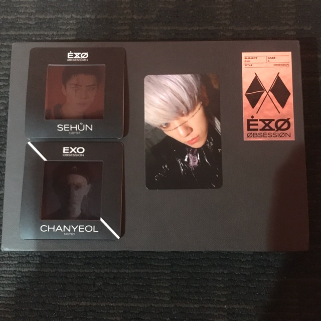 UNSEALED ALBUM EXO OBSESSION X-EXO VER FULLSET PC BAEKHYUN