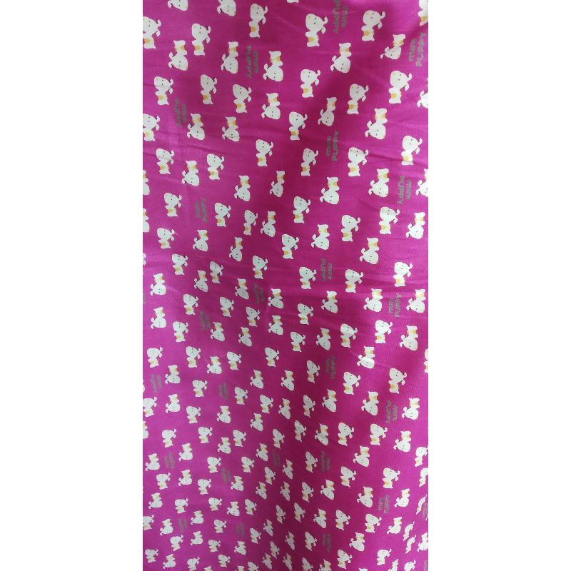 bahan kain katun jepang catton catoon japan sesain motif anjing lucu