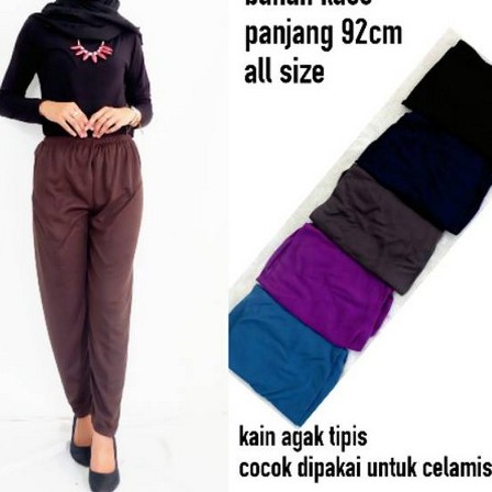 Celamis Los Panjang, Celana Daleman Wanita, Celana Polos Panjang Wanita, Celana Daleman Gamis,Crlami